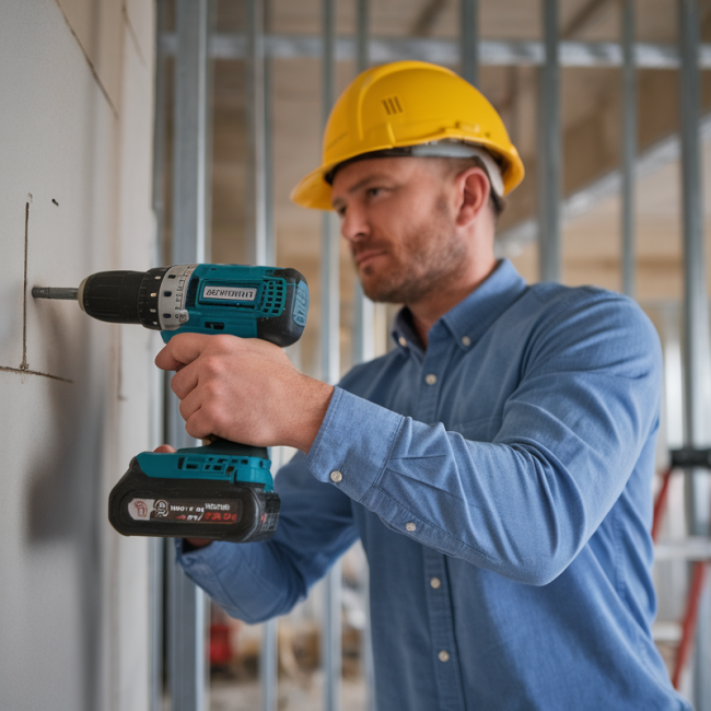 perceuse-visseuse-filaire-puissante-béton-travaux-intensifs-atelier-sérieux