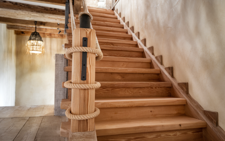 Comment fabriquer un garde-corps d'escalier en corde