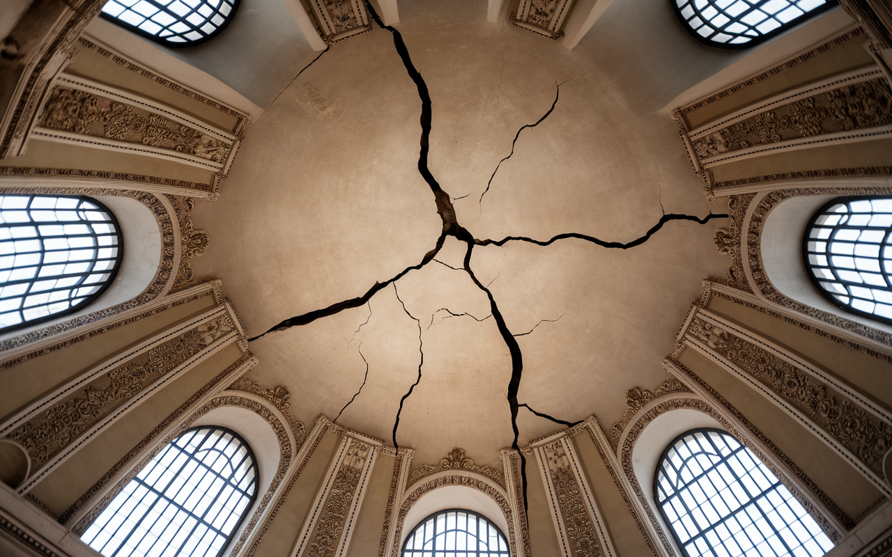 Comment identifier le type de fissure au plafond selon sa largeur et gravité