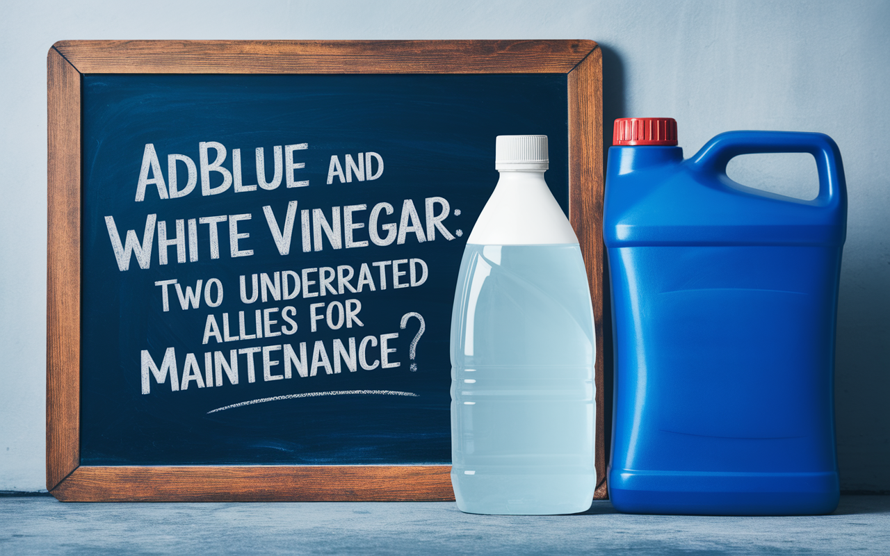 Précautions de sécurité avec AdBlue et vinaigre blanc