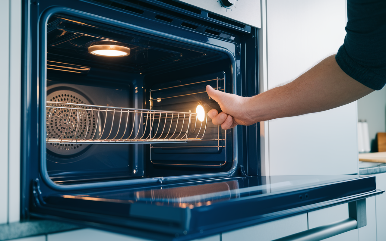 Four avec pannes courantes de résistances et thermostat nécessitant réparation