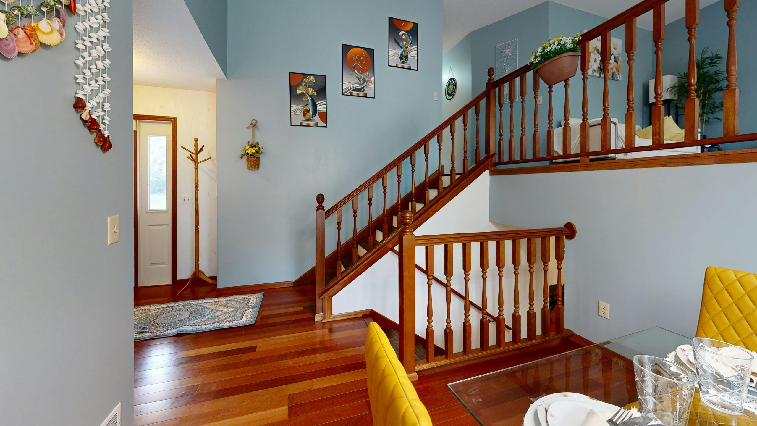 Escalier bois brillant vitrificateur