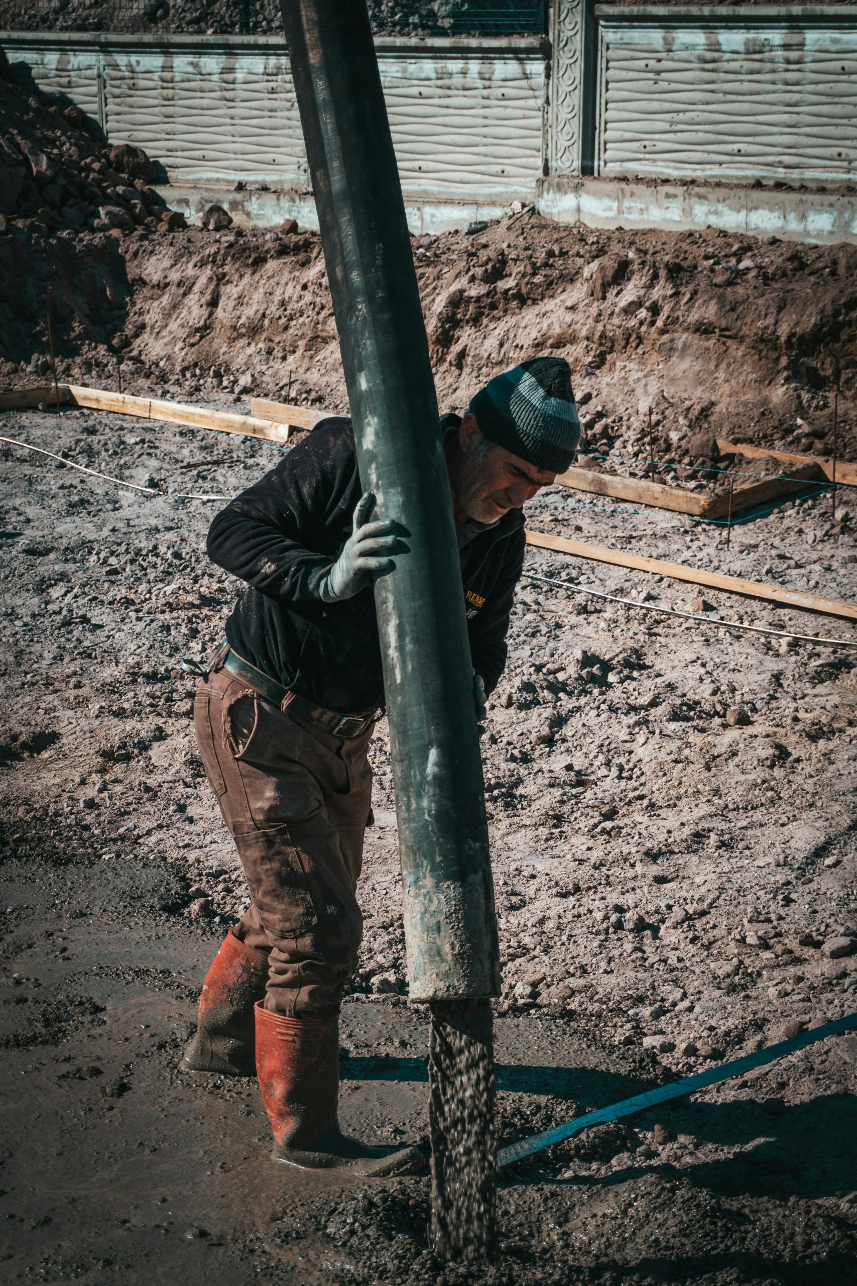 couler dalle béton sur terre