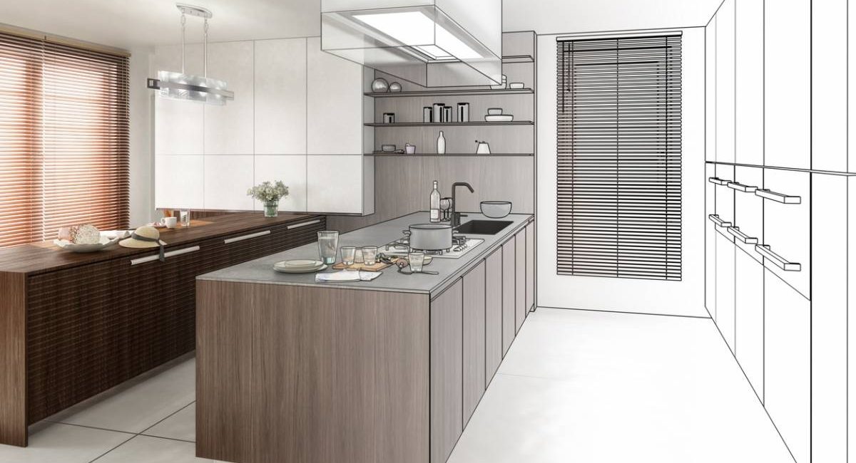 plan de cuisine 3d