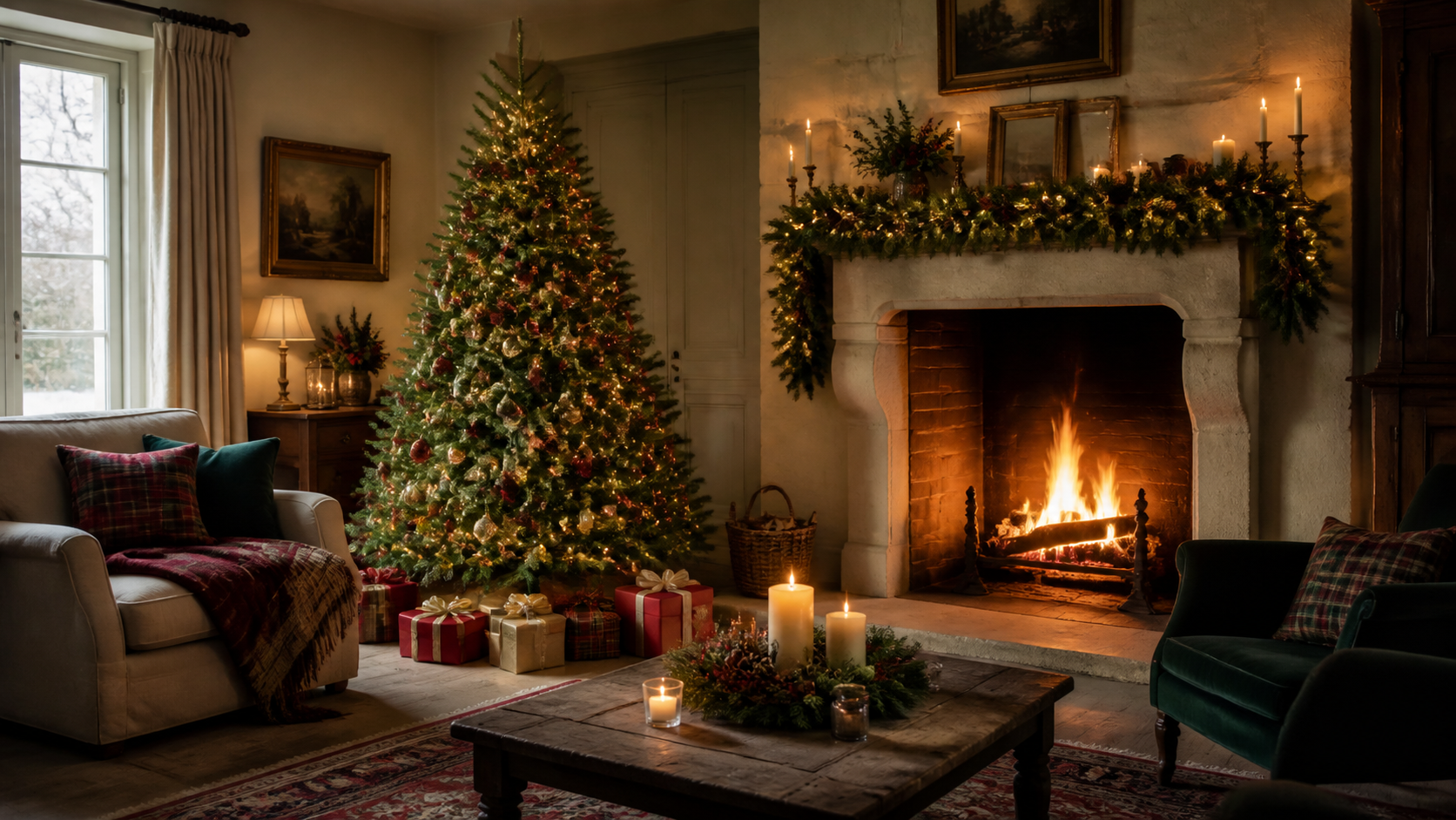 Décoration de Noël traditionnelle