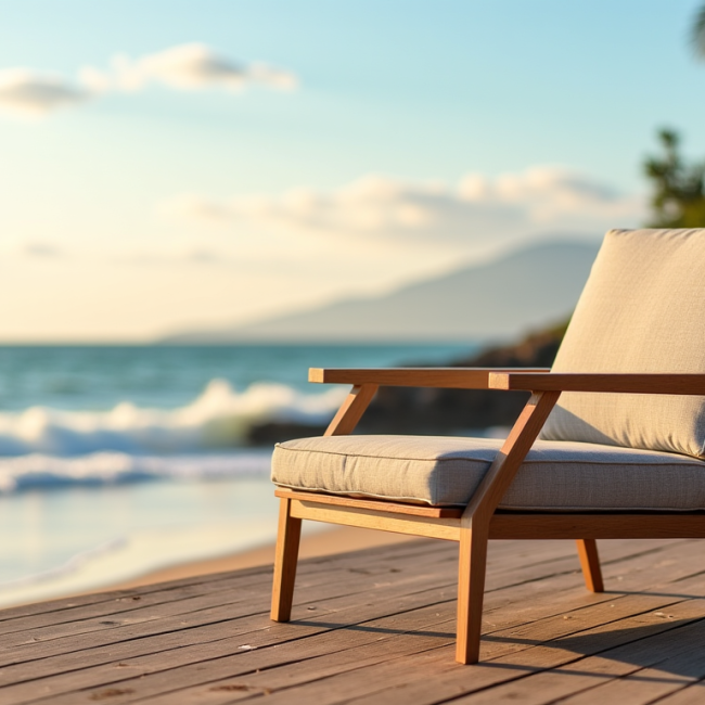 Fauteuil de jardin pour bord de mer
