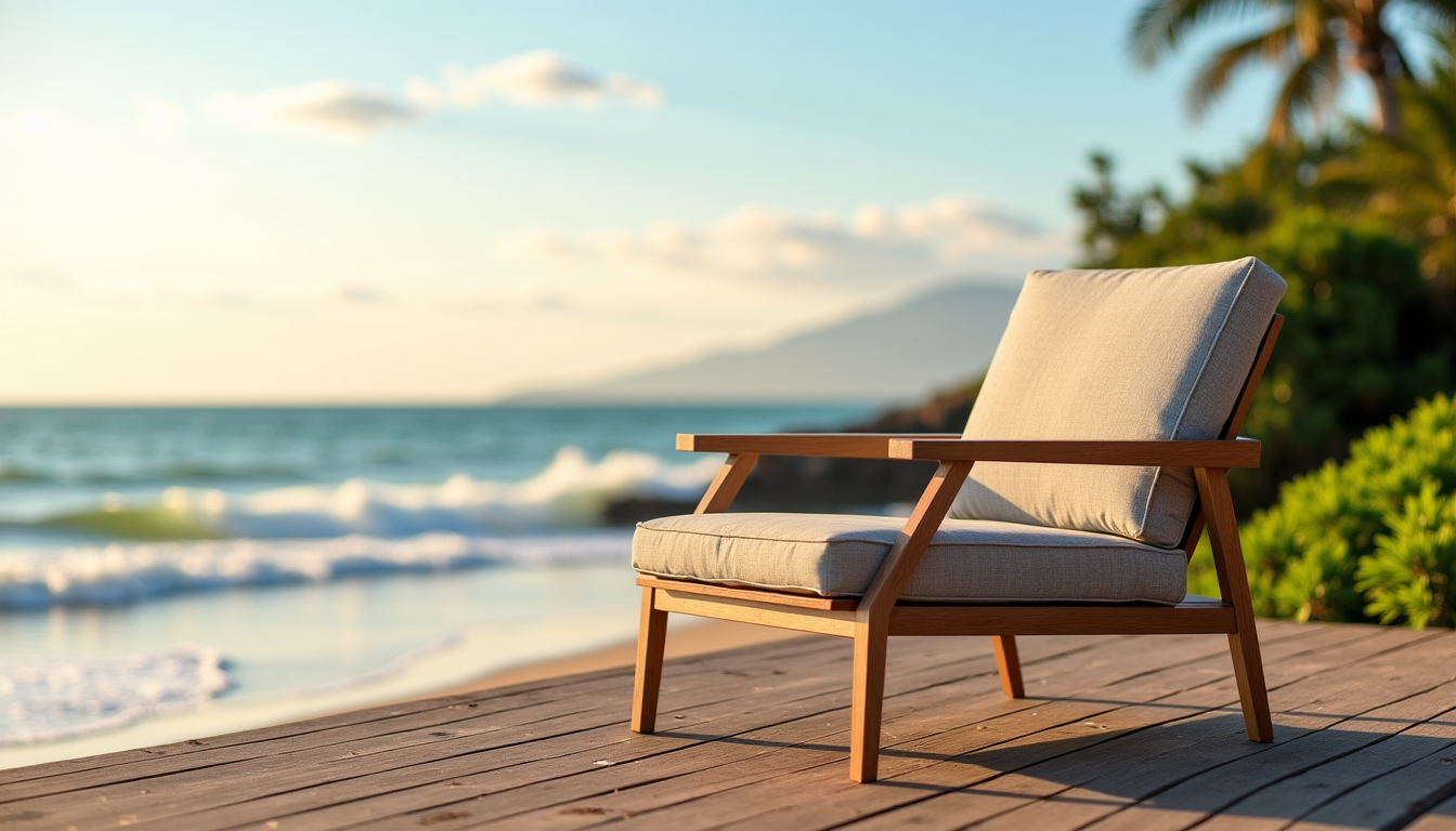 Fauteuil de jardin pour bord de mer