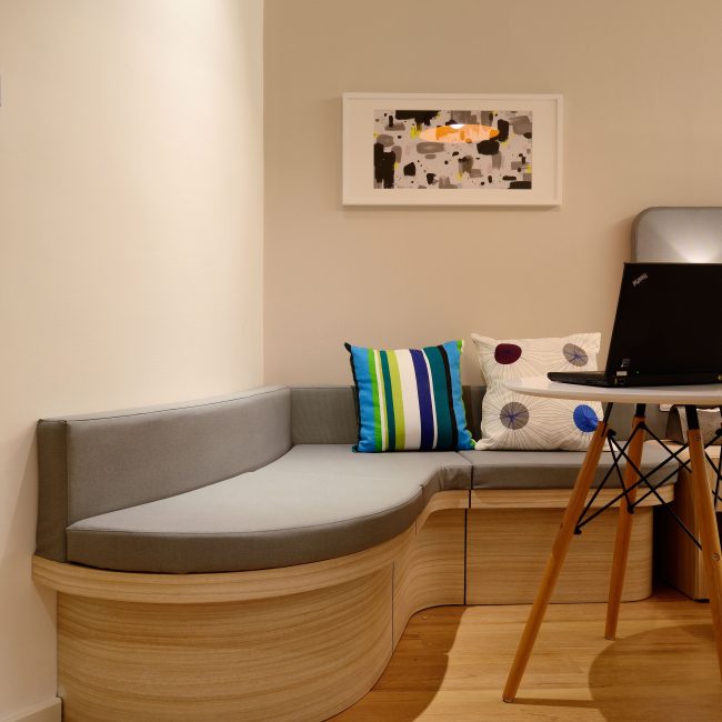 Chambre confortable au taux d'humidité équilibré