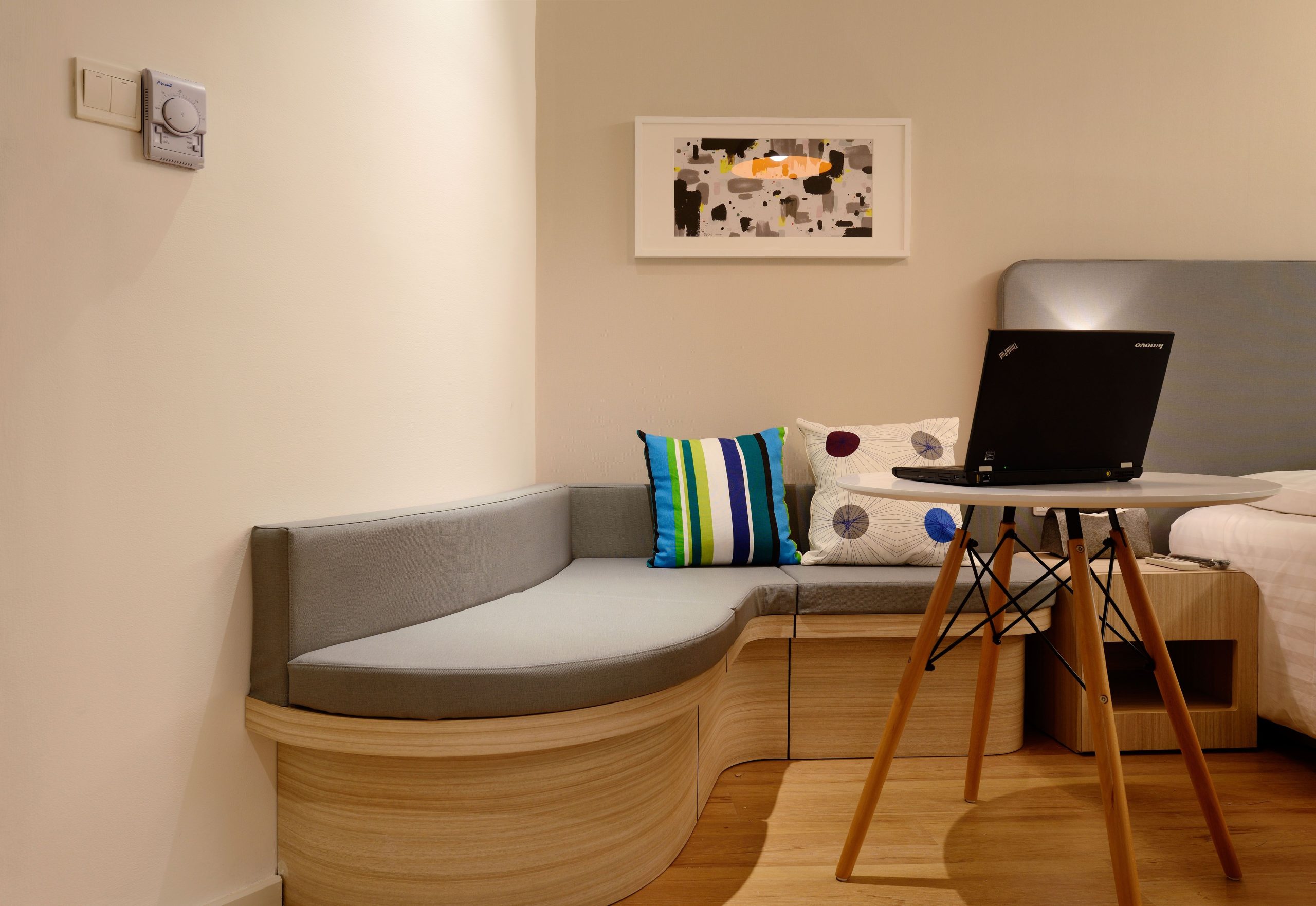 Chambre confortable au taux d'humidité équilibré